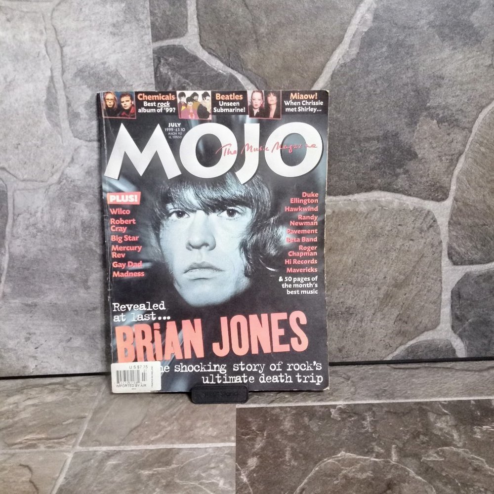 Mojo Magazine Brian Jones July 1999 Issue 68